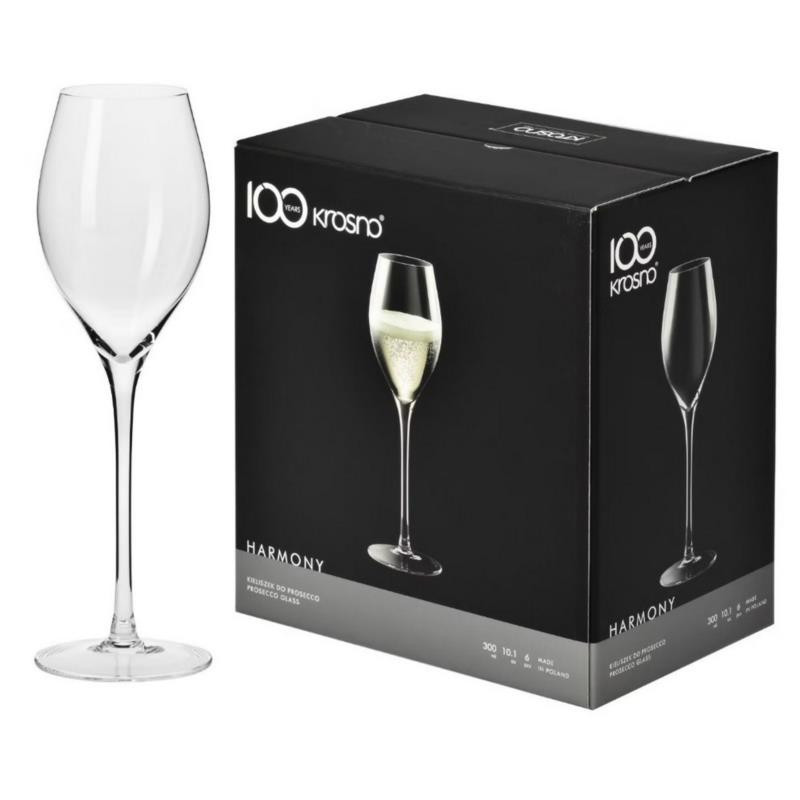 Kieliszki do prosecco 300ml 6szt Krosno Harmony